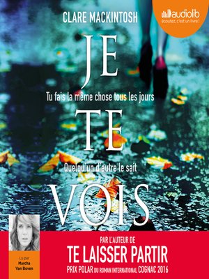 cover image of Je te vois